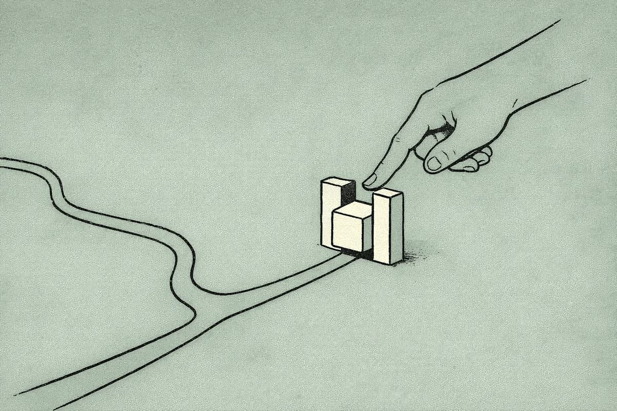 Editorial illustration for Agent Boundaries for Teams. Agentic coding is moving faster than most team rules.
