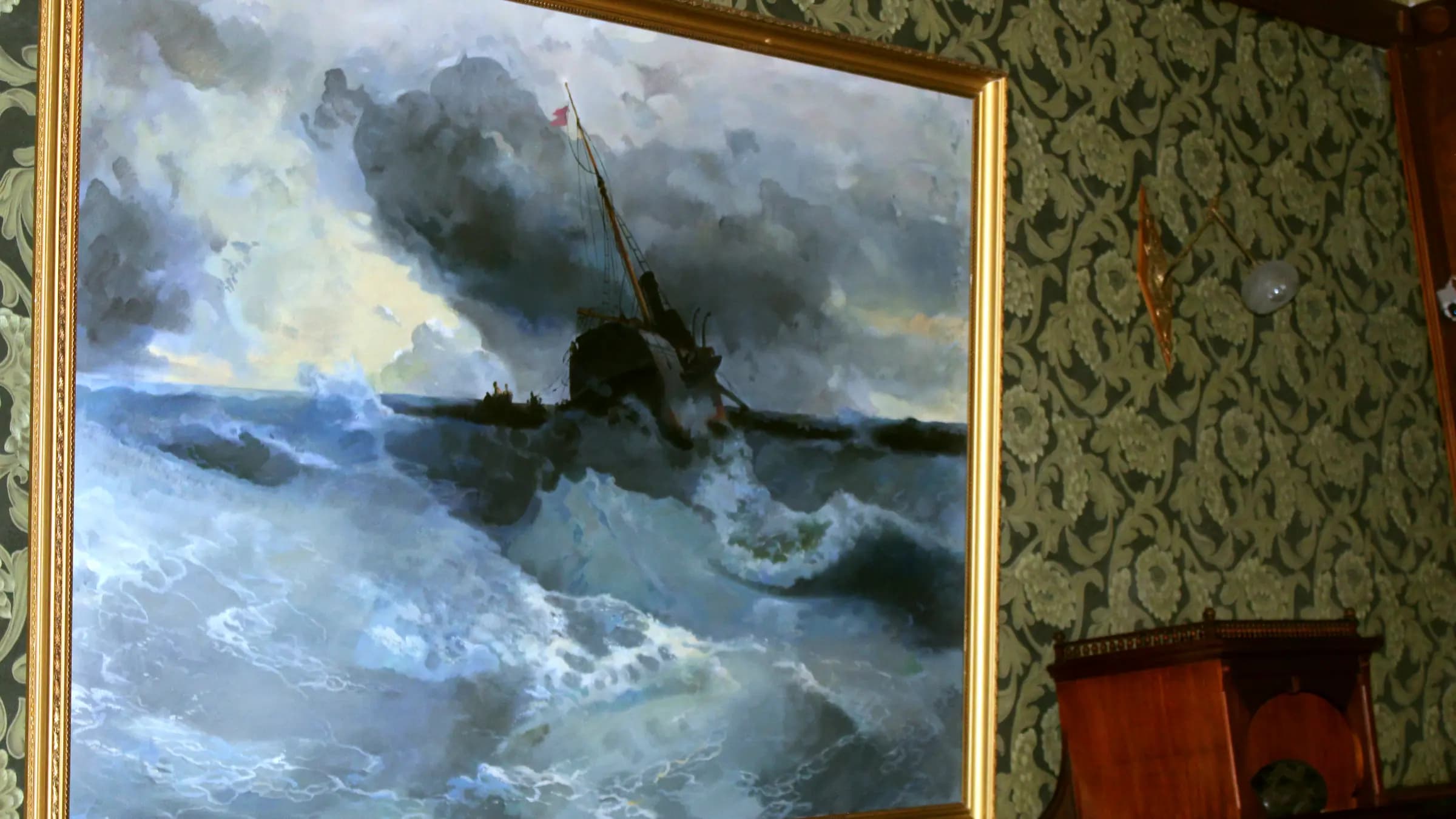 Palace of Haji Zeynalabdin Tagiyev 5, landscape painting by Ivan Aivazovsky.