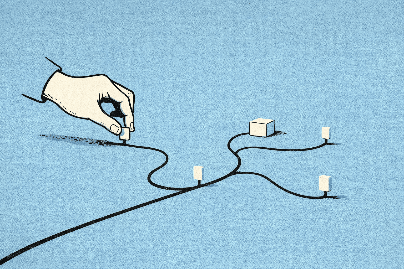 Editorial illustration for Cursor 3.2: Async Agents and Worktrees. The situation Cursor 3.2 adds three changes that matter for teams already using agents in