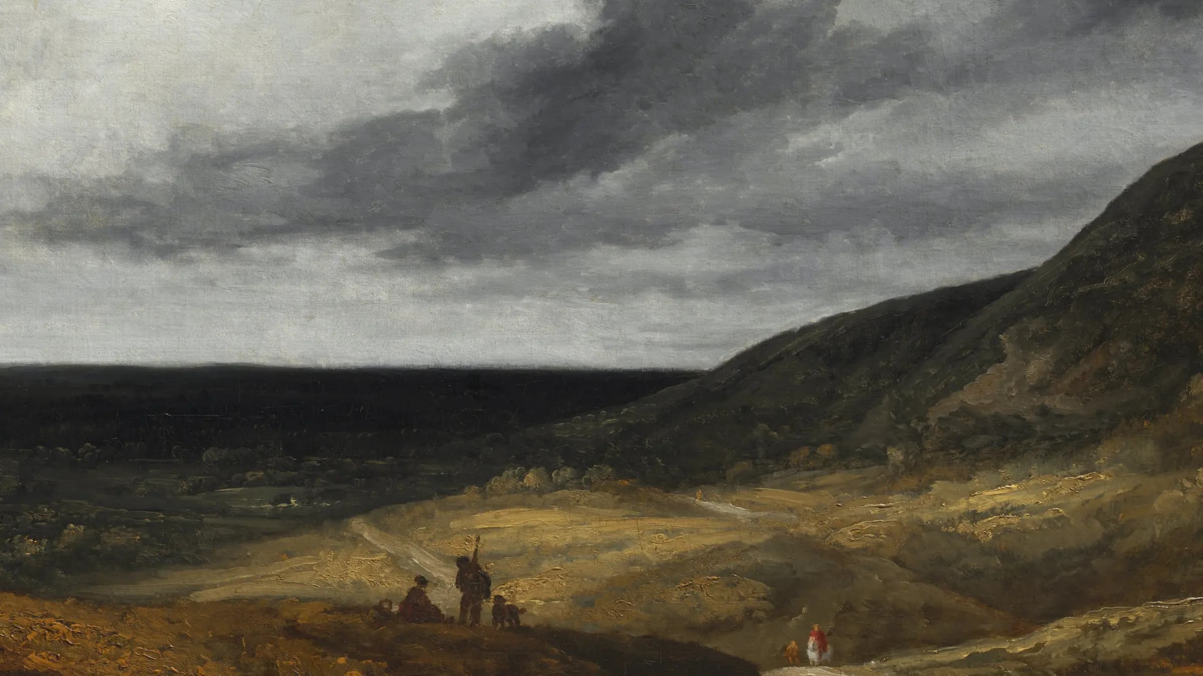 Landscape Near Paris, landscape painting by Georges Michel (1835).