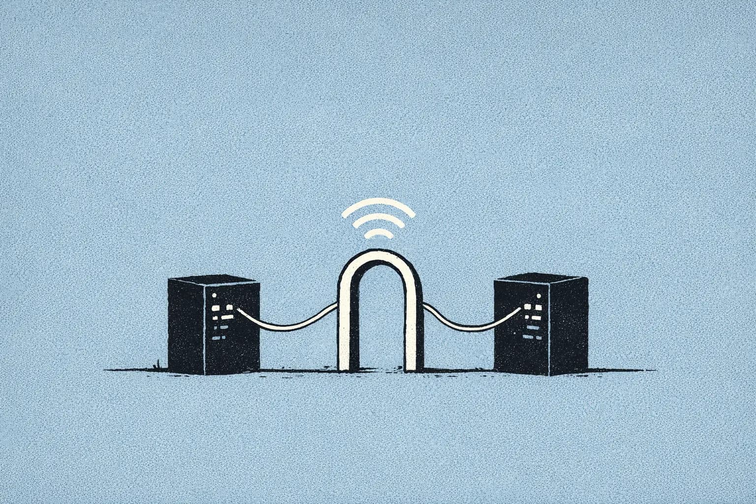 Editorial illustration for Shed Manages Git for Terminal Agents.