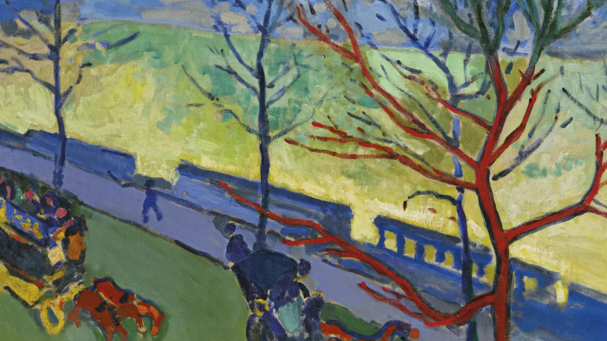 Le Quai Victoria, landscape painting by André Derain (1907).