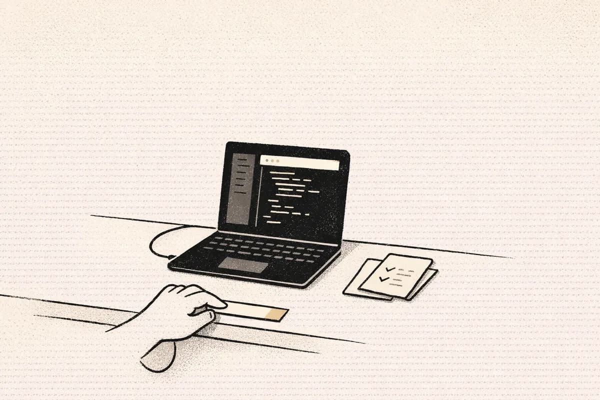 Editorial illustration for AI Coding Tools That Last. A lot of AI coding tools look good in a short demo. Fewer stay useful after a week of real work.