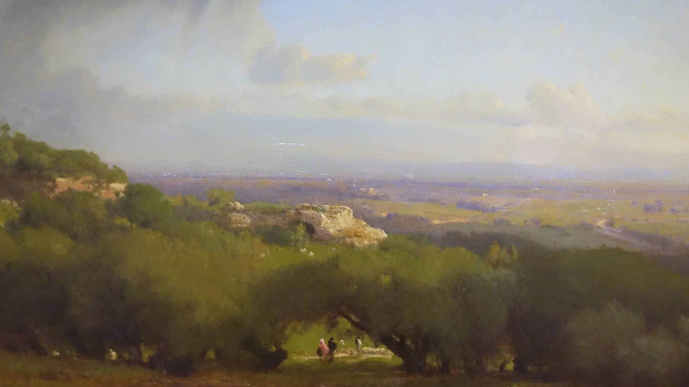 The Alban Hills, landscape painting by George Inness (1873).