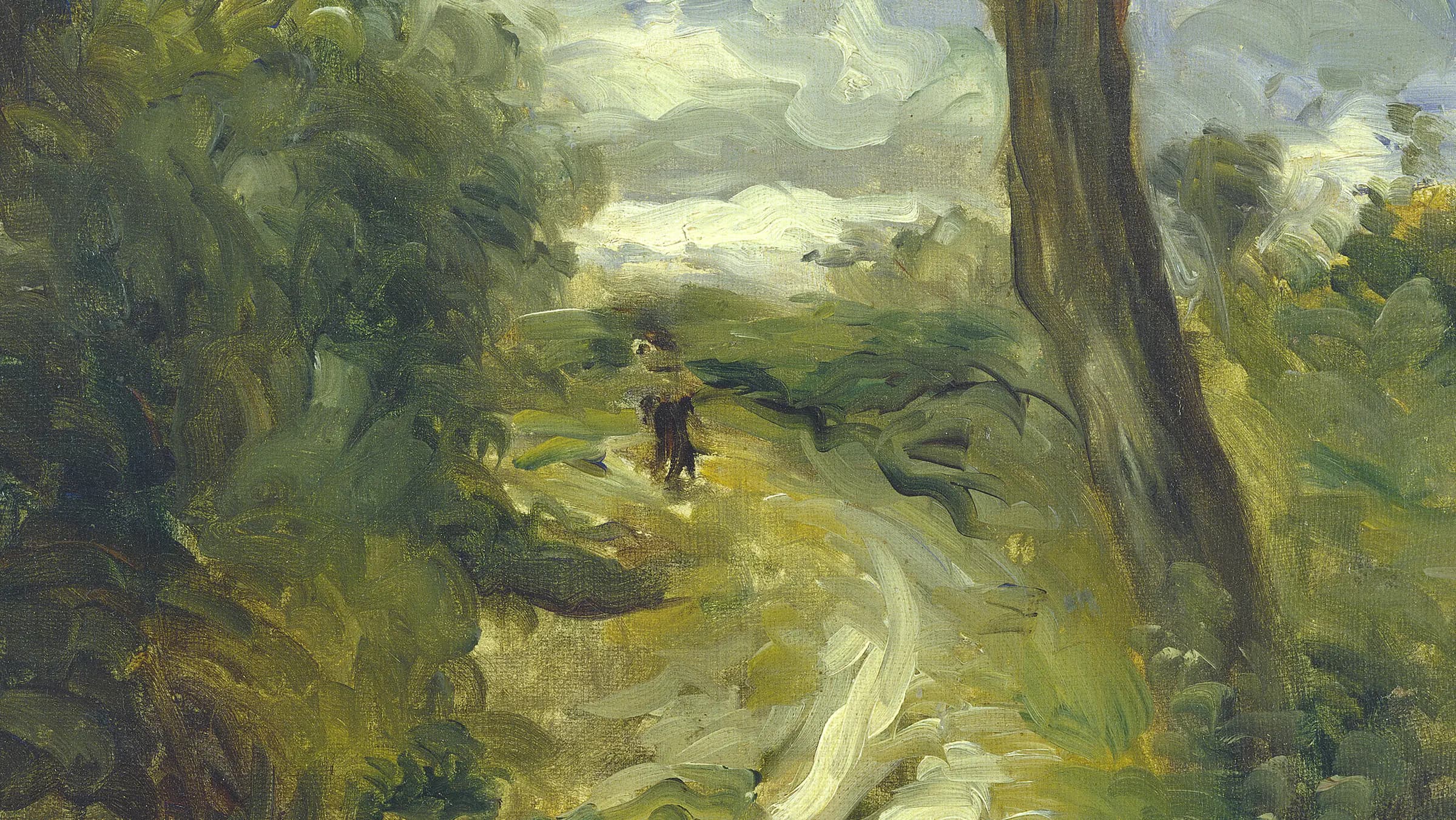 Landscape between Storms, landscape painting by Pierre-Auguste Renoir (1874).