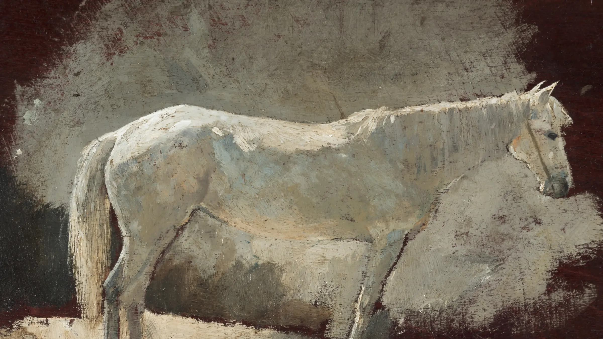 White Mare, landscape painting by Winslow Homer (1863).